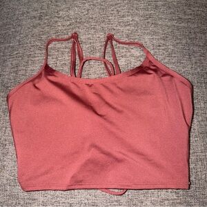 Victoria’s Secret Pink Ultimate Strappy Longline Sports Bra Crop top Size med